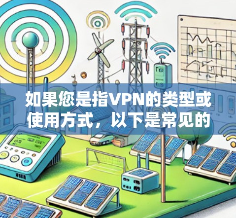 如果您是指VPN的类型或使用方式，以下是常见的VPN类型和特点