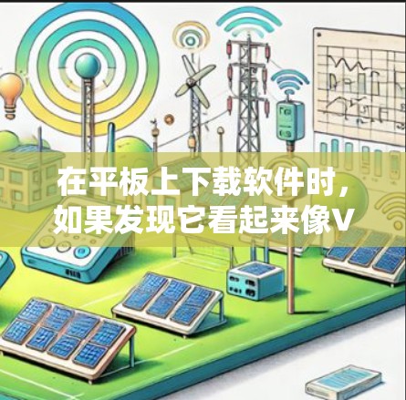 在平板上下载软件时，如果发现它看起来像VPN软件，可以按照以下步骤处理