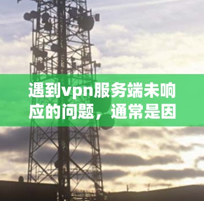 遇到vpn服务端未响应的问题,通常是因为服务端无法正常连接或运行。以下是一些可能的原因和解决方法