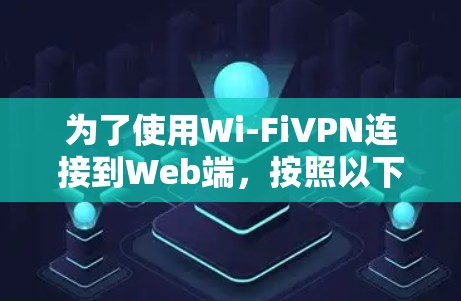 为了使用Wi-FiVPN连接到Web端,按照以下步骤操作