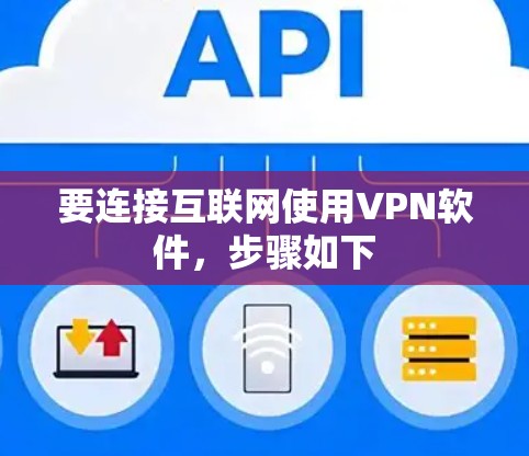 要连接互联网使用VPN软件，步骤如下