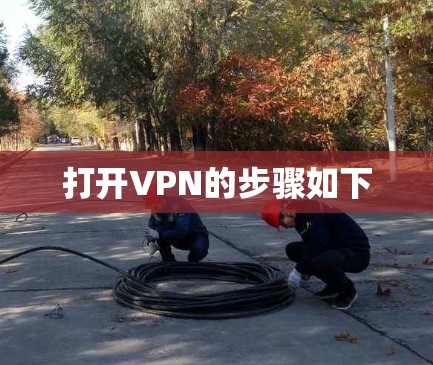打开VPN的步骤如下