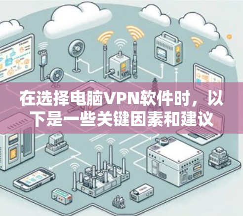 在选择电脑VPN软件时,以下是一些关键因素和建议,帮助你做出明智的选择 在选择电脑VPN软件时,以下是一些关键因素和建议,帮助你做出明智的选择