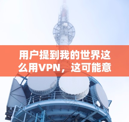 用户提到我的世界这么用VPN，这可能意味着他想在我的世界等游戏中使用VPN来加速游戏进程或提升体验。以下是一些通用的VPN推荐和实用建议，帮助用户更好地利用VPN