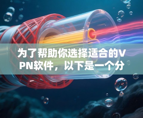 为了帮助你选择适合的VPN软件，以下是一个分步指南，涵盖所有关键点