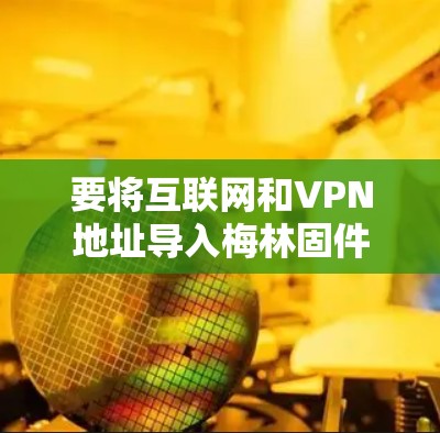 要将互联网和VPN地址导入梅林固件，请按照以下步骤操作