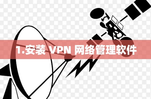 1.安装 VPN 网络管理软件