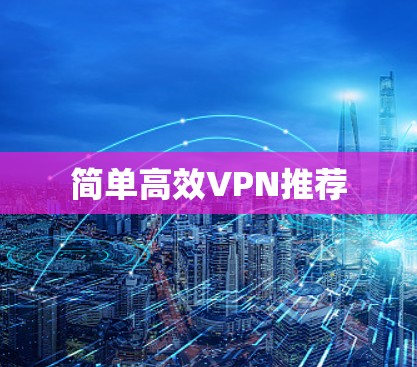 简单高效VPN推荐