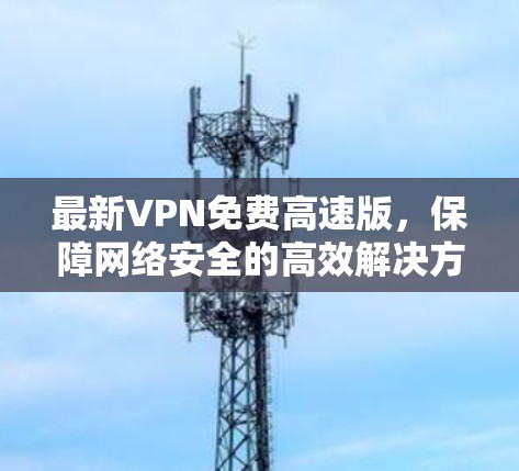 最新VPN免费高速版，保障网络安全的高效解决方案