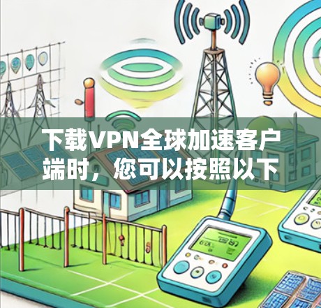 下载VPN全球加速客户端时,您可以按照以下步骤进行操作 下载VPN全球加速客户端时,您可以按照以下步骤进行操作