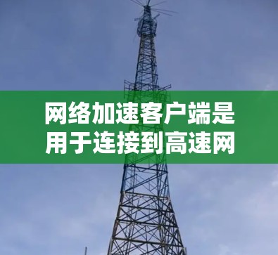 网络加速客户端是用于连接到高速网络的客户端,帮助用户更快地访问网络服务。以下是使用网络加速客户端的详细步骤